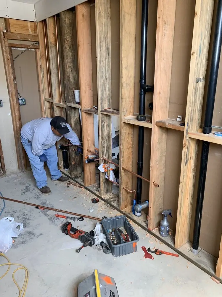 Commercial rough-in plumbing for Gas Line Repair in Westwood